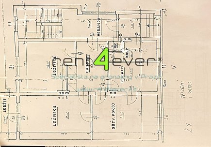 Pronájem bytu, Hostivař, Zápotoční, byt 3+1, 96 m2, v rodinném domě, lodžie, nezařízený nábytkem, Rent4Ever.cz