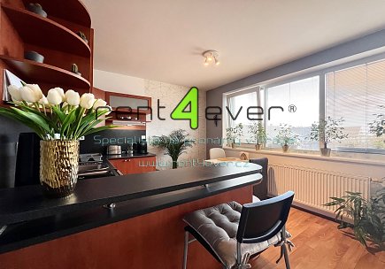 Pronájem bytu, Kbely, Pod Nouzovem, byt 1+kk, 28 m2, novostavba, terasa, komora, částečně vybavený, Rent4Ever.cz