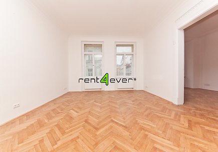 Pronájem bytu, Metro A Staroměstská, Maiselova, 2+1, 85 m2, cihla, po rekonstrukci, balkon, sklep, Rent4Ever.cz