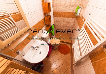 Pronájem bytu, Řeporyje, K Třebonicům, byt 1+1 v RD, 50 m2, komora, samostatný vchod, zařízený, Rent4Ever.cz