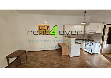 Pronájem bytu, Žižkov, Olšanské náměstí, byt 1+kk, 30 m2, sklep, částečně zařízený nábytkem, Rent4Ever.cz