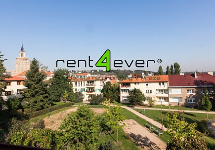 Pronájem bytu, Bubeneč, Albánská, byt 3+kk, 80 m2, cihla, šatna, zařízený nábytkem, Rent4Ever.cz