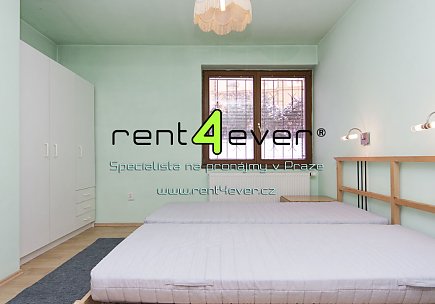 Pronájem bytu, Libeň, Nad Rokoskou, byt 2+kk, 55 m2, cihla, zahrada, výtah, zařízený, Rent4Ever.cz