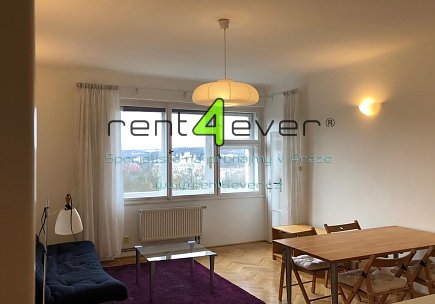 Pronájem bytu, Smíchov, Nad Popelkou, byt 2+1, 65 m2, cihla, lodžie, komora, částečně zařízený, Rent4Ever.cz