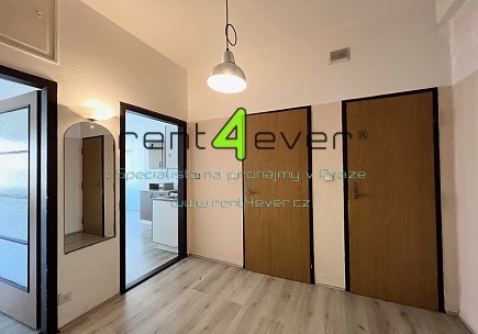 Pronájem bytu, Nusle, Pod Terebkou, byt 2+kk, 53 m2, cihla, komora, nezařízený nábytkem, Rent4Ever.cz