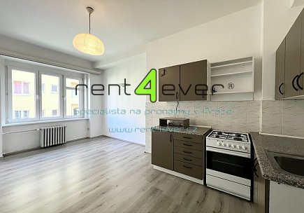 Pronájem bytu, Nusle, Pod Terebkou, byt 2+kk, 53 m2, cihla, komora, nezařízený nábytkem, Rent4Ever.cz