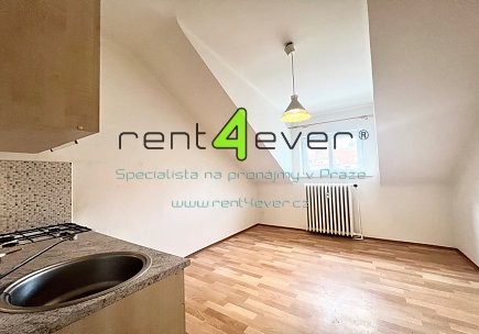 Pronájem bytu, Nusle, Petra Rezka, byt 2+kk, 41 m2, cihla, výtah, nezařízený nábytkem, Rent4Ever.cz