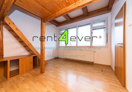 Pronájem bytu, Břevnov, Bělohorská, byt 1+1, 48 m2, cihla, terasa, komora, výtah, část. zařízený, Rent4Ever.cz