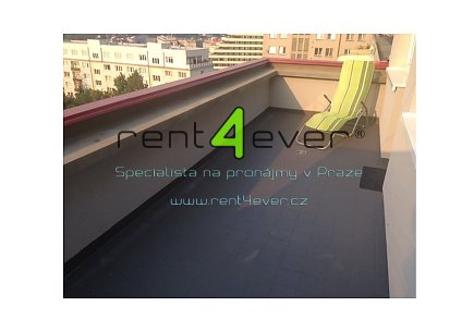 Pronájem bytu, Břevnov, Bělohorská, byt 1+1, 48 m2, cihla, terasa, komora, výtah, část. zařízený, Rent4Ever.cz