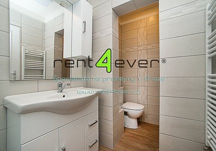 Pronájem bytu, Libeň, Vosmíkových, byt 1+1, 40 m2, cihla, komora, nezařízený nábytkem, Rent4Ever.cz