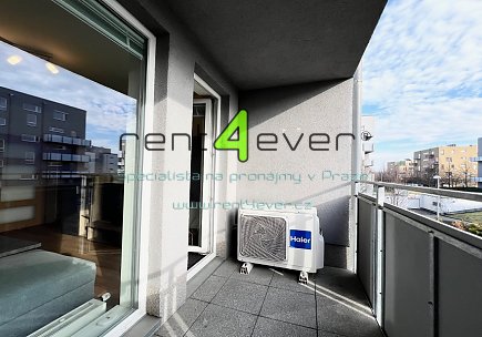 Pronájem bytu, Uhříněves, Václava Trojana, byt 2+kk, 49 m2, novostavba, balkon, parkovací stání, Rent4Ever.cz