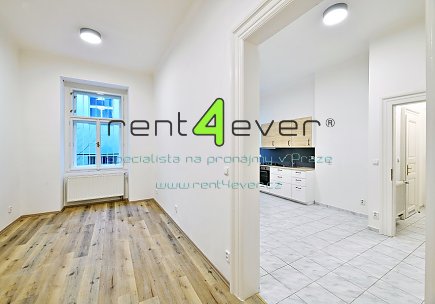 Pronájem bytu, Nové Město, Zlatnická, byt 1+1, 45.5 m2, cihla, po rekonstrukci, nevybavený nábytkem, Rent4Ever.cz