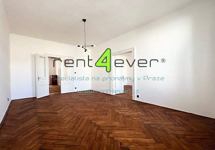 Pronájem bytu, Karlín, Za Poříčskou bránou, byt 3+1, 100 m2, částečně zařízený nábytkem, Rent4Ever.cz