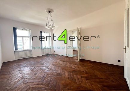 Pronájem bytu, Karlín, Za Poříčskou bránou, byt 3+1, 100 m2, částečně zařízený nábytkem, Rent4Ever.cz