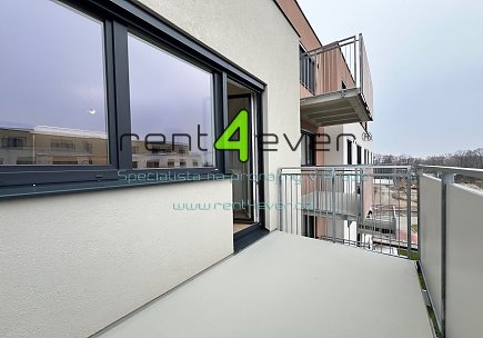 Pronájem bytu, Kbely, Sedlářova, byt 2+kk, 51 m2, novostavba, balkon, park. stání, nevybavený, Rent4Ever.cz