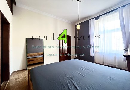 Pronájem bytu, Vinohrady, Vinohradská, byt 2+1, 51 m2, cihla, výtah, kompletně vybavený nábytkem, Rent4Ever.cz