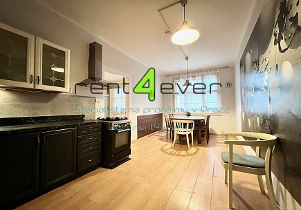 Pronájem bytu, Vinohrady, Korunní, byt 3+1, 110 m2, po rekonstrukci, částečně vybavený nábytkem, Rent4Ever.cz